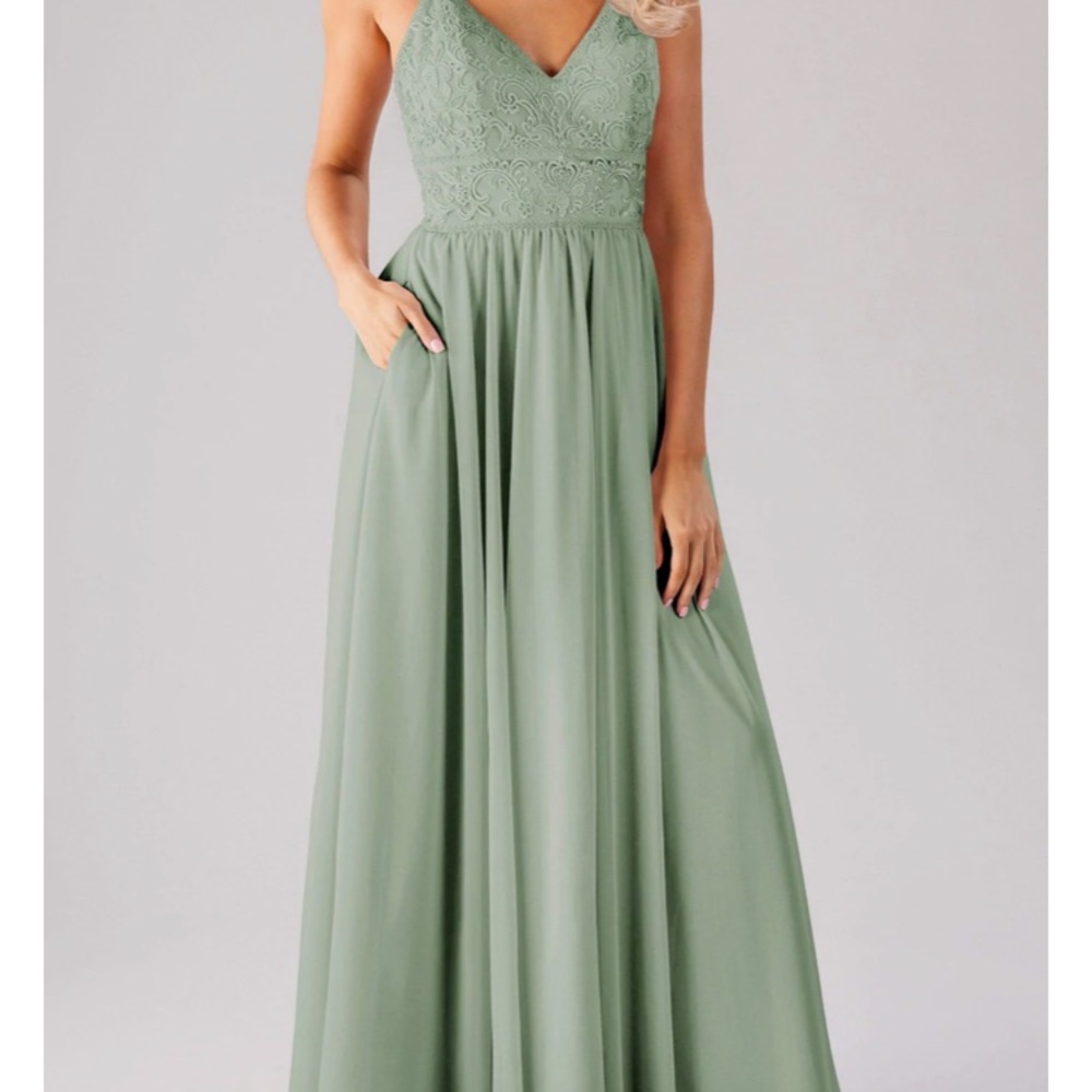 Kennedy Blue Bridesmaid Dress Cameron - Moss. Size 10